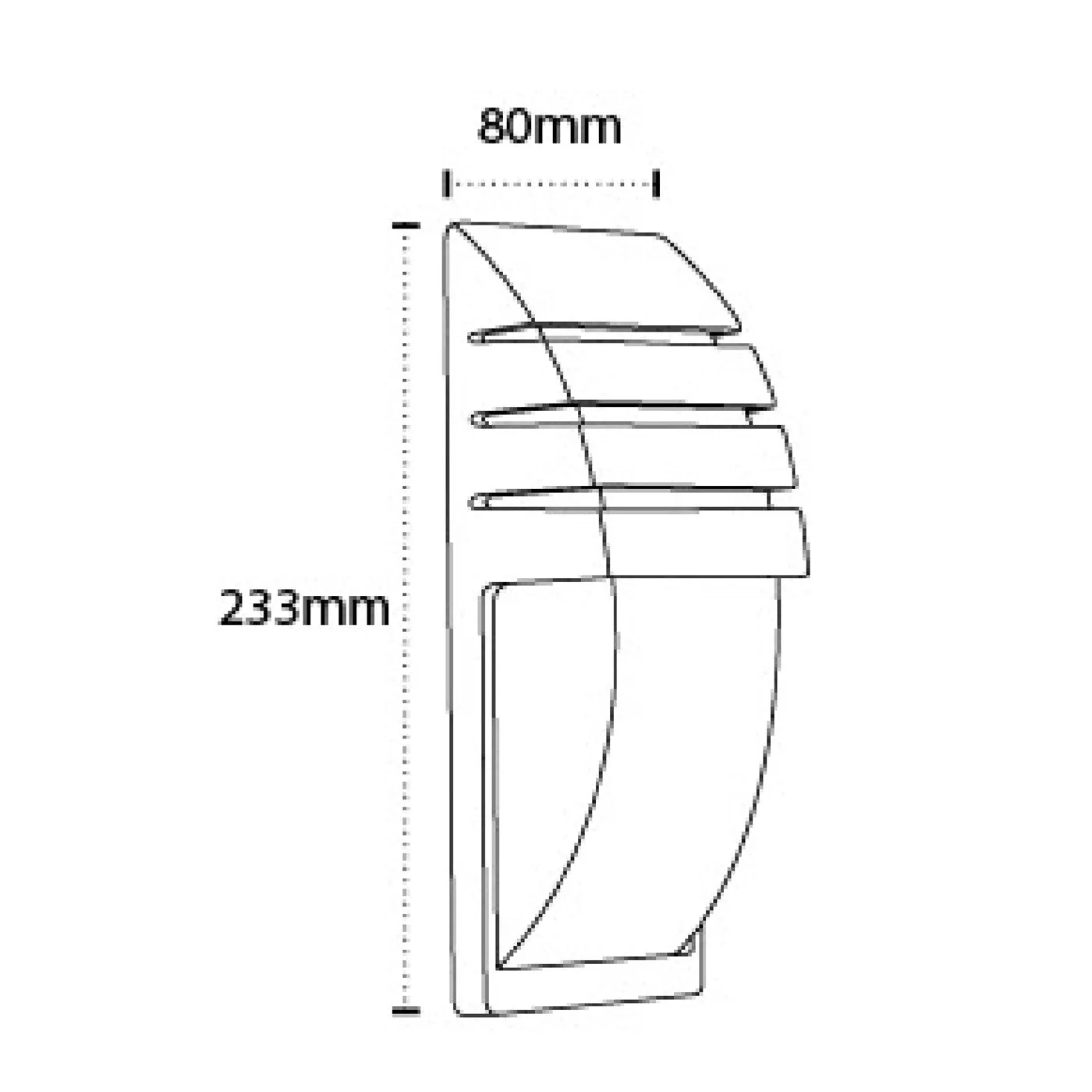 101033- 6w Led Outdoor Wall Lights