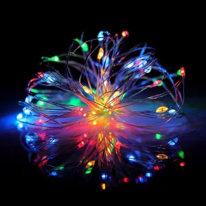 10ft 30L Microdot Indoor Battery Operated Fairy Light - Multicolor