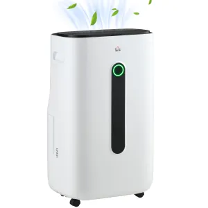 20L/Day Quiet Air Dehumidifier with Purifier, Timer, for Home Laundry