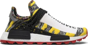 Adidas Pharrell x NMD Human Race Trail 'Solar Pack' Sneakers, Black