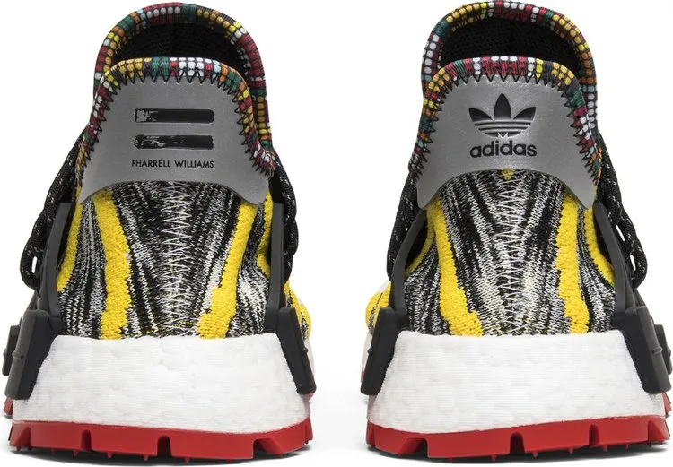 Adidas Pharrell x NMD Human Race Trail 'Solar Pack' Sneakers, Black