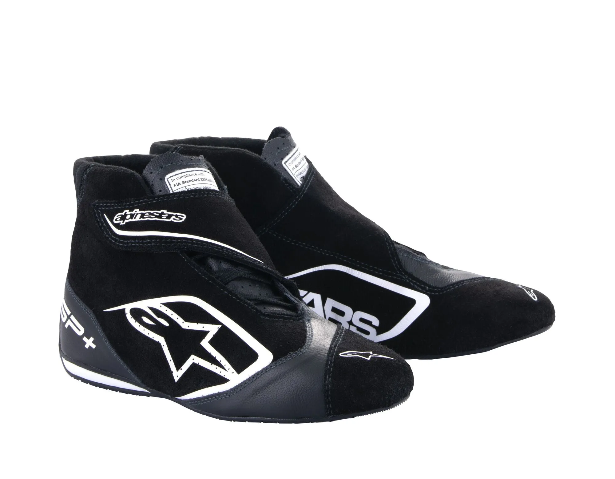 ALPINESTARS 2710723_12_6 Racing shoes SP , FIA 8856-2018, black/white, Size 38