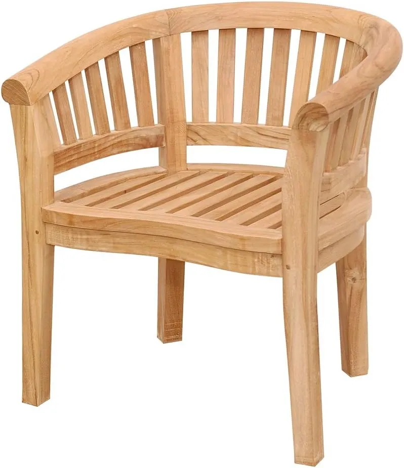 Anderson Teak CHD-032T Curve Armchair Extra Thick Wood