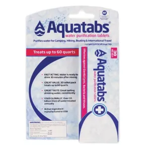 Aquatabs Purification Tablets - 30 Pack