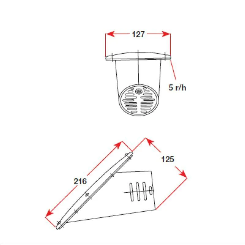 Barnegat Light Hull Light - Mini Medium Flare (Pair)