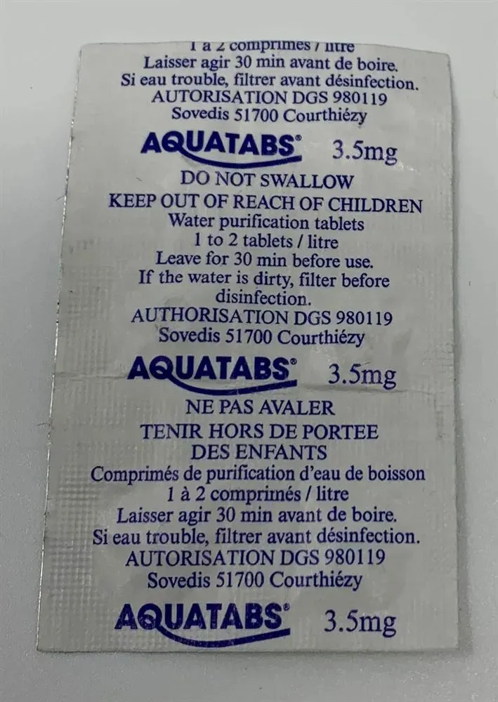 BCB Water Purification 50 Tablets