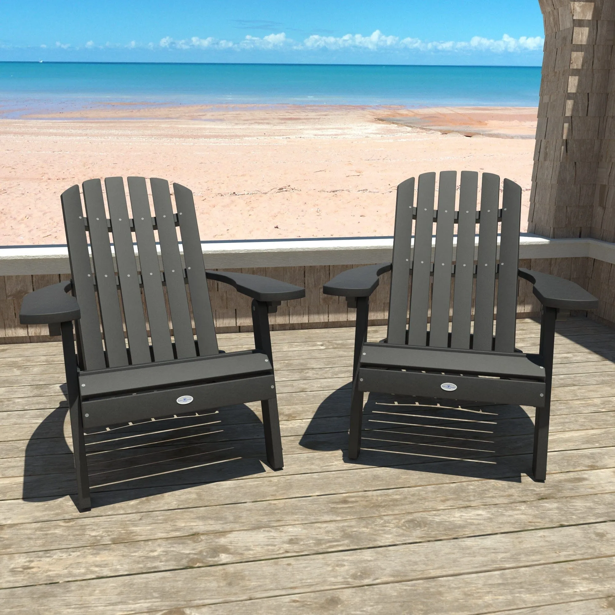 Cape Folding and Reclining Adirondack Chair (Set of 2)