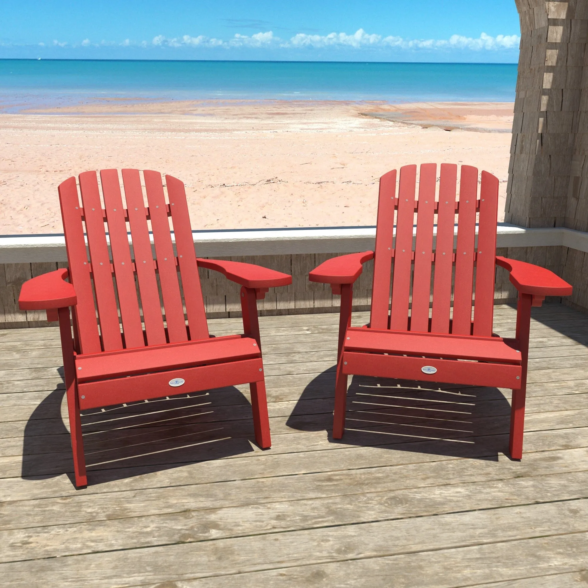 Cape Folding and Reclining Adirondack Chair (Set of 2)