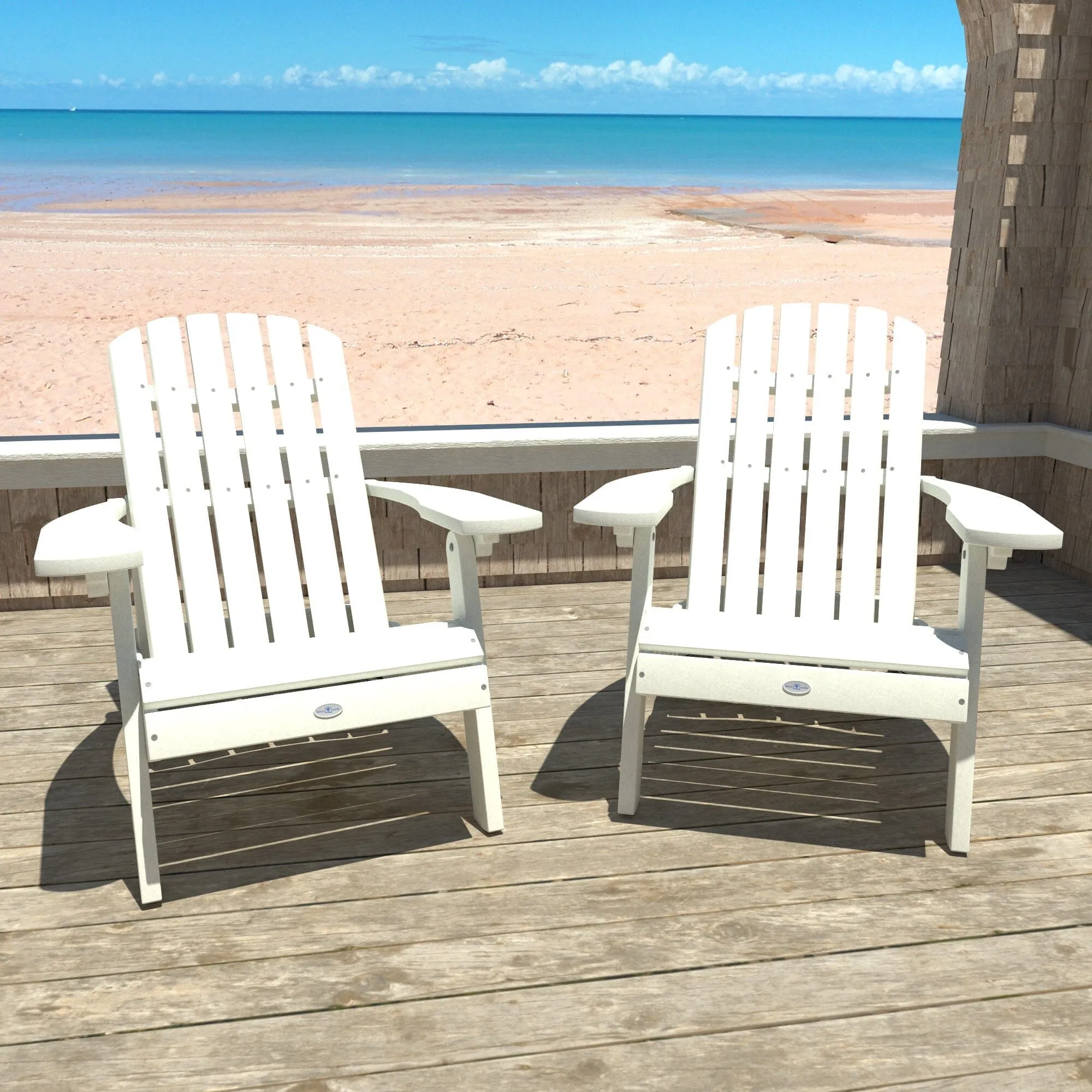 Cape Folding and Reclining Adirondack Chair (Set of 2)