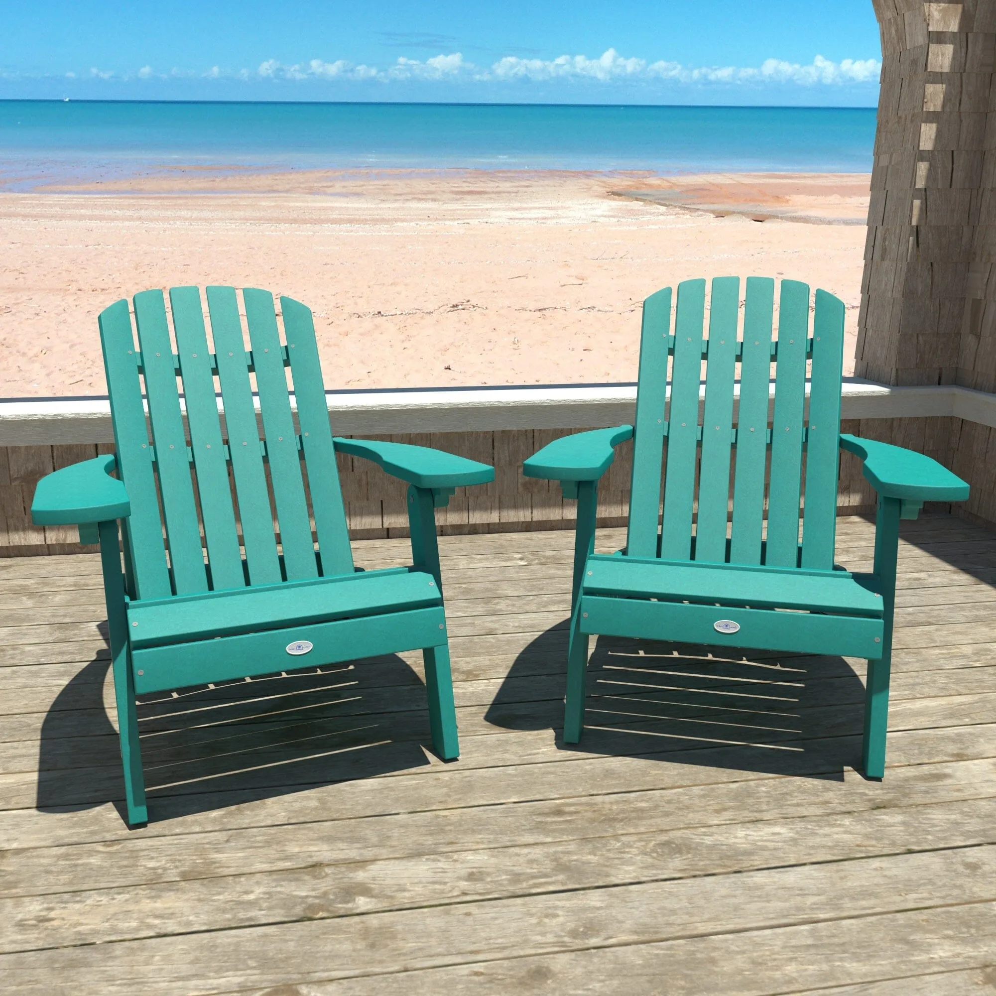 Cape Folding and Reclining Adirondack Chair (Set of 2)