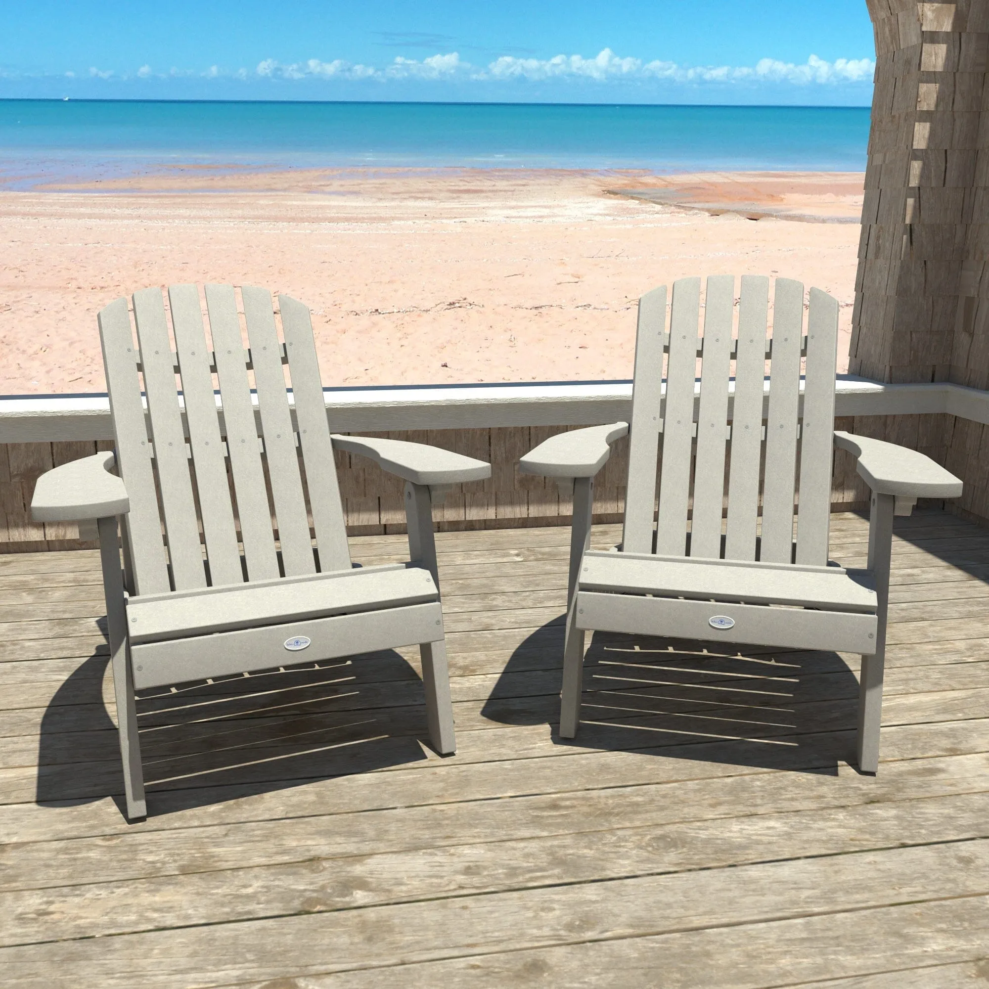 Cape Folding and Reclining Adirondack Chair (Set of 2)