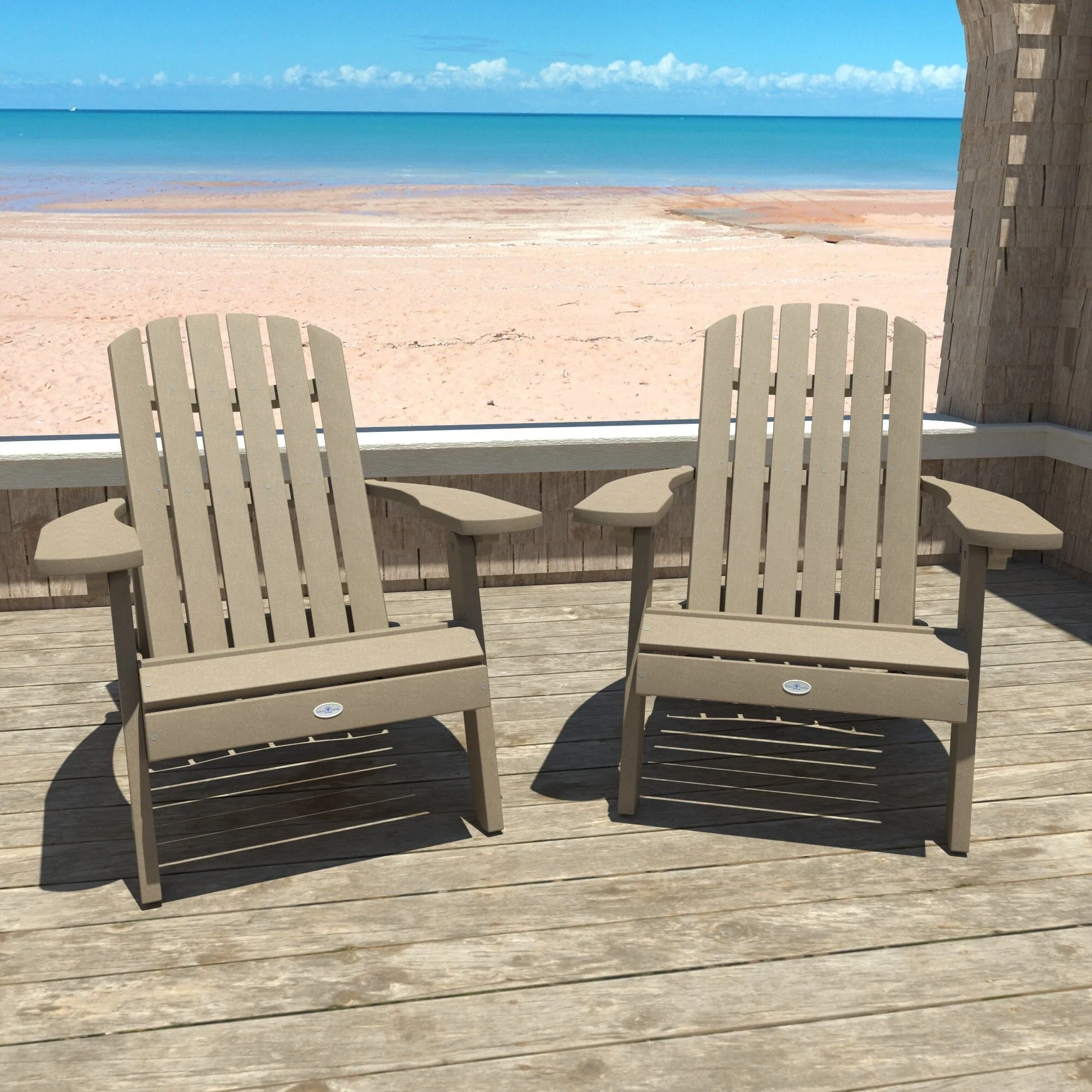 Cape Folding and Reclining Adirondack Chair (Set of 2)