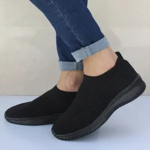 Flying Woven Flat-heeled Rubber Round Headgear Flat Shoes Women