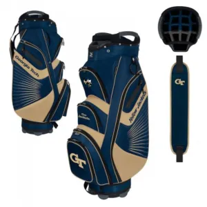 Georgia Tech Yellow Jackets WinCraft "The Bucket II" 14-Way Cooler Cart Golf Bag