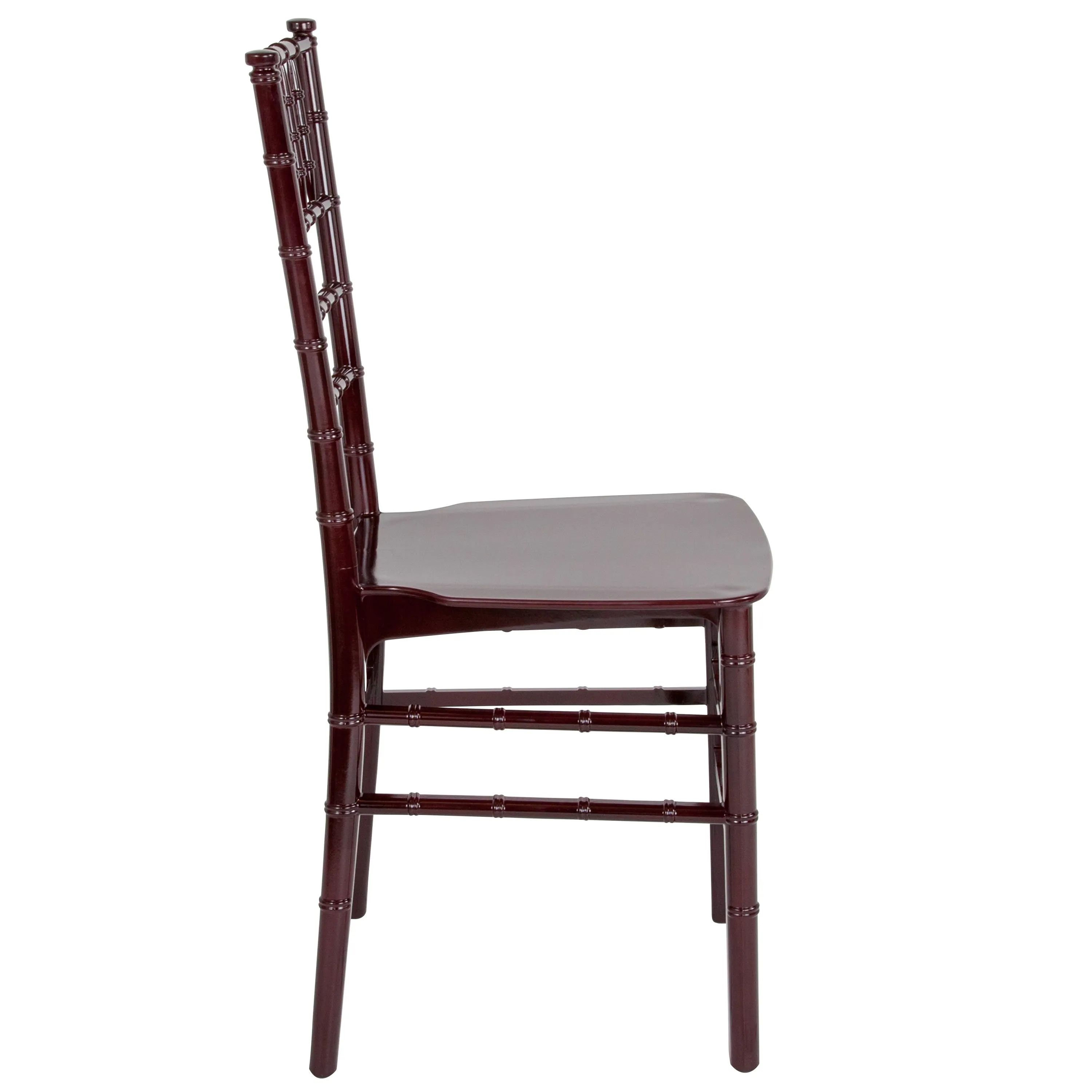 HERCULES Series Resin Stackable Chiavari Chair with Free Cushion