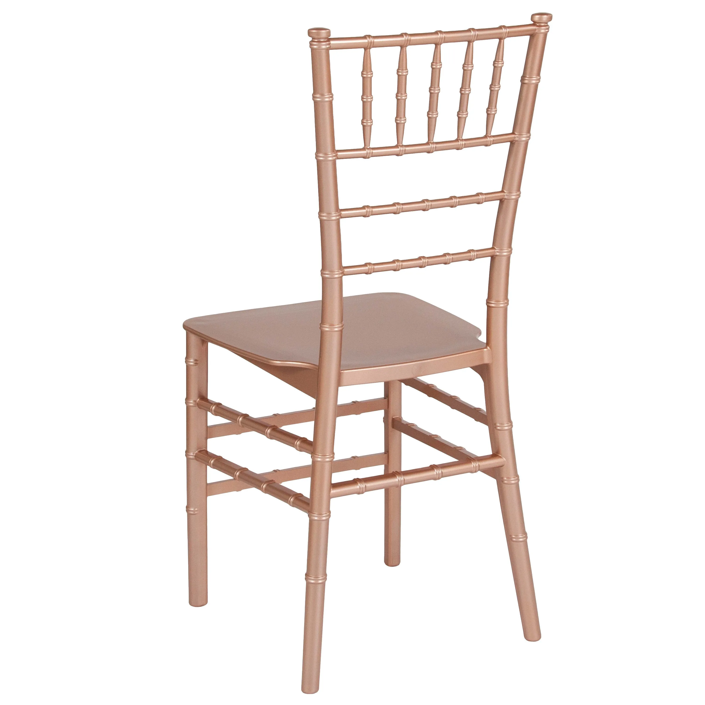 HERCULES Series Resin Stackable Chiavari Chair with Free Cushion