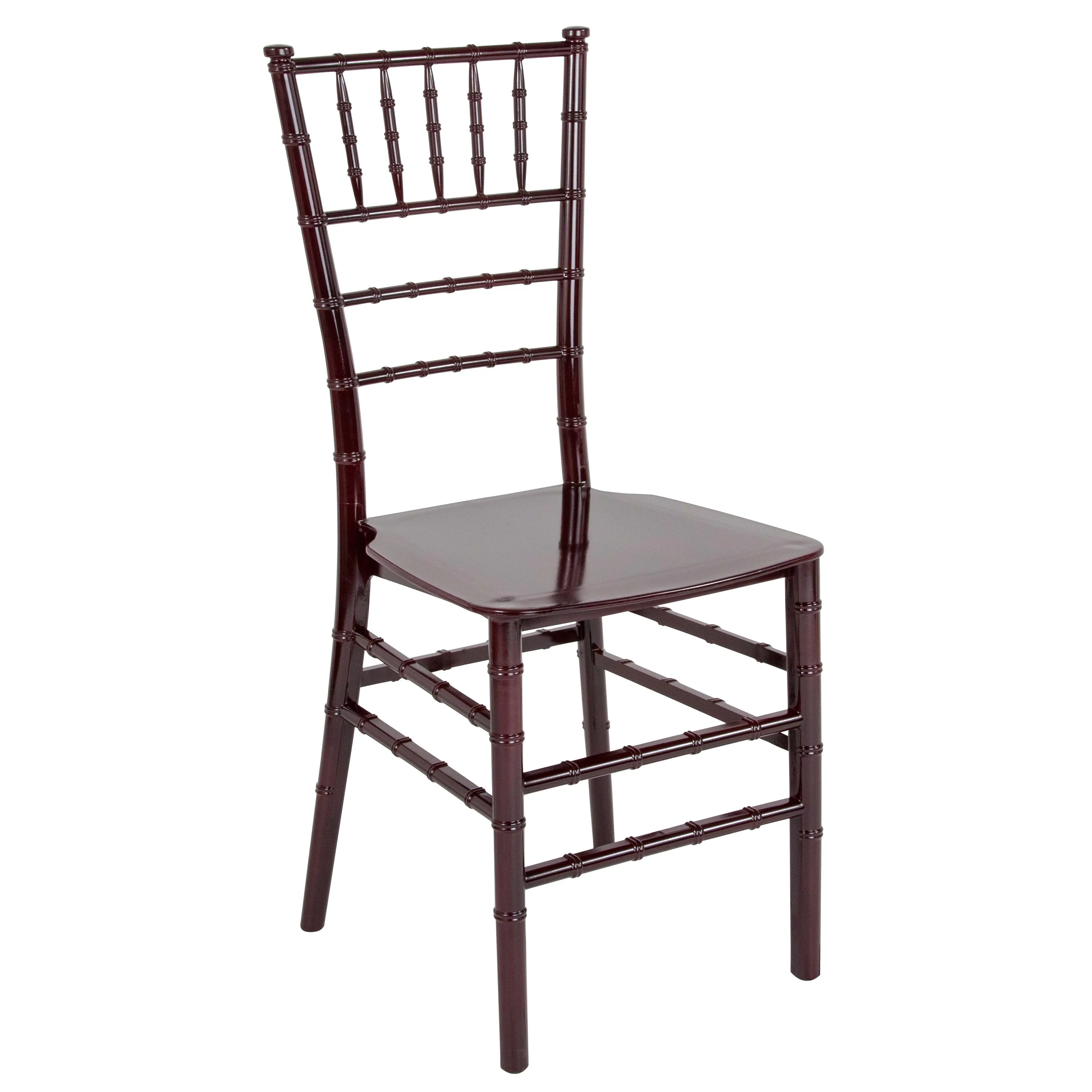 HERCULES Series Resin Stackable Chiavari Chair with Free Cushion