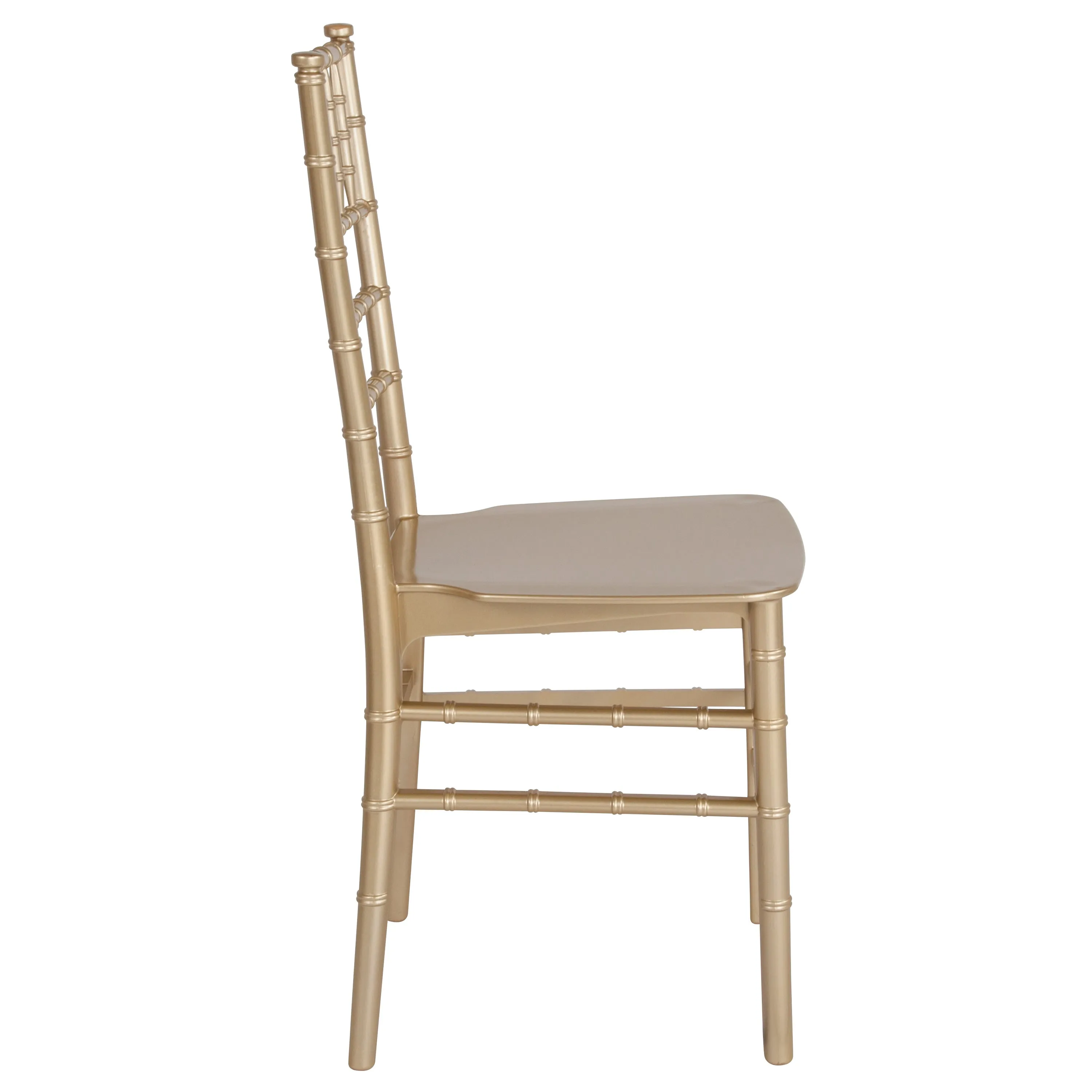 HERCULES Series Resin Stackable Chiavari Chair with Free Cushion