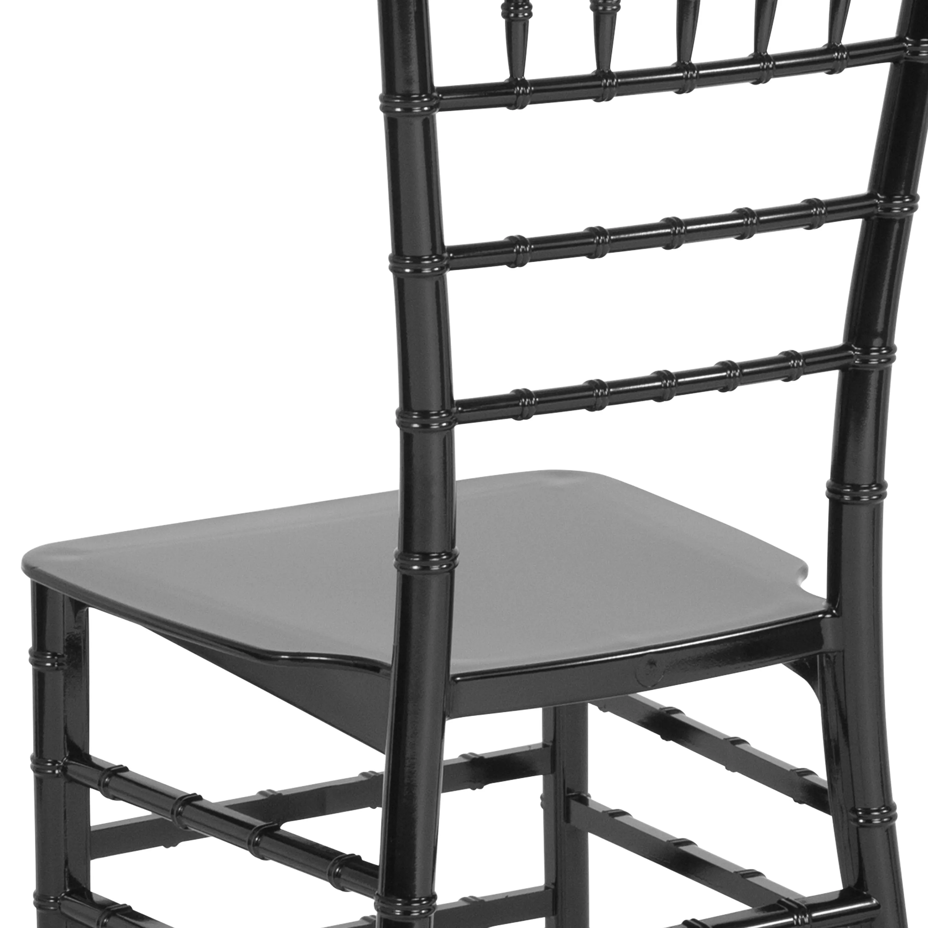 HERCULES Series Resin Stackable Chiavari Chair with Free Cushion