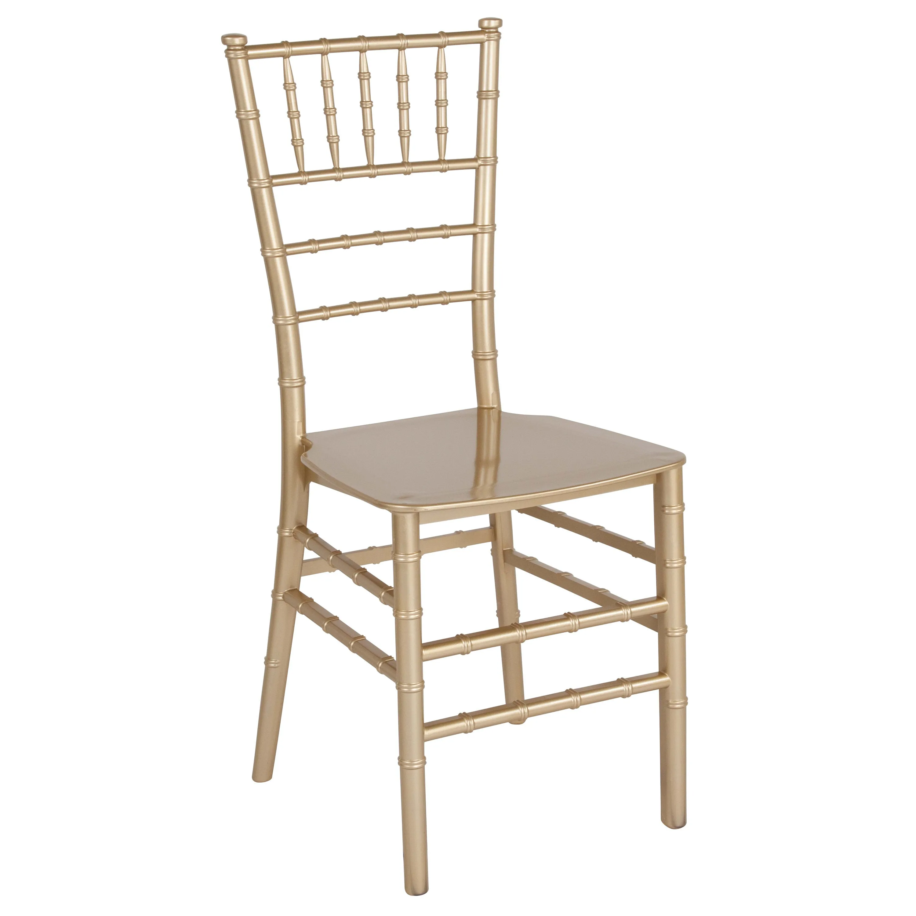 HERCULES Series Resin Stackable Chiavari Chair with Free Cushion