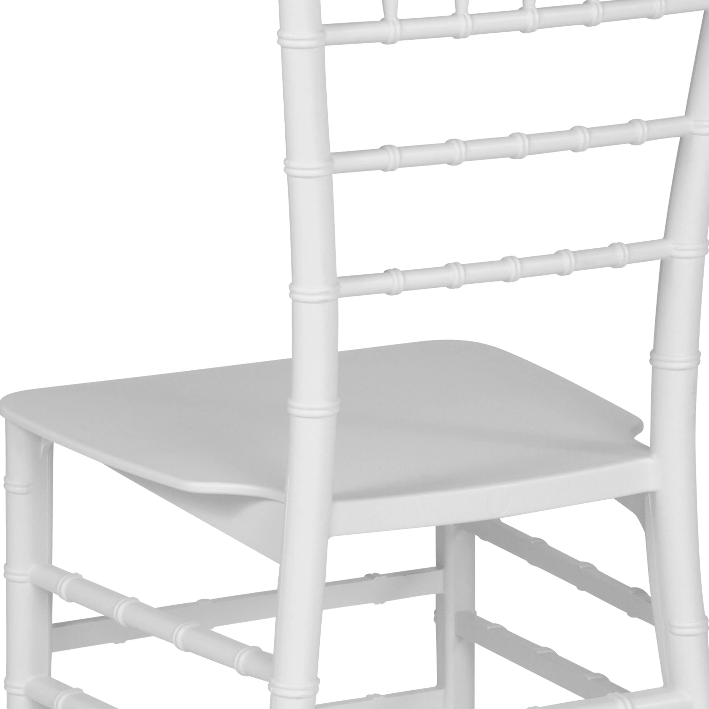 HERCULES Series Resin Stackable Chiavari Chair with Free Cushion