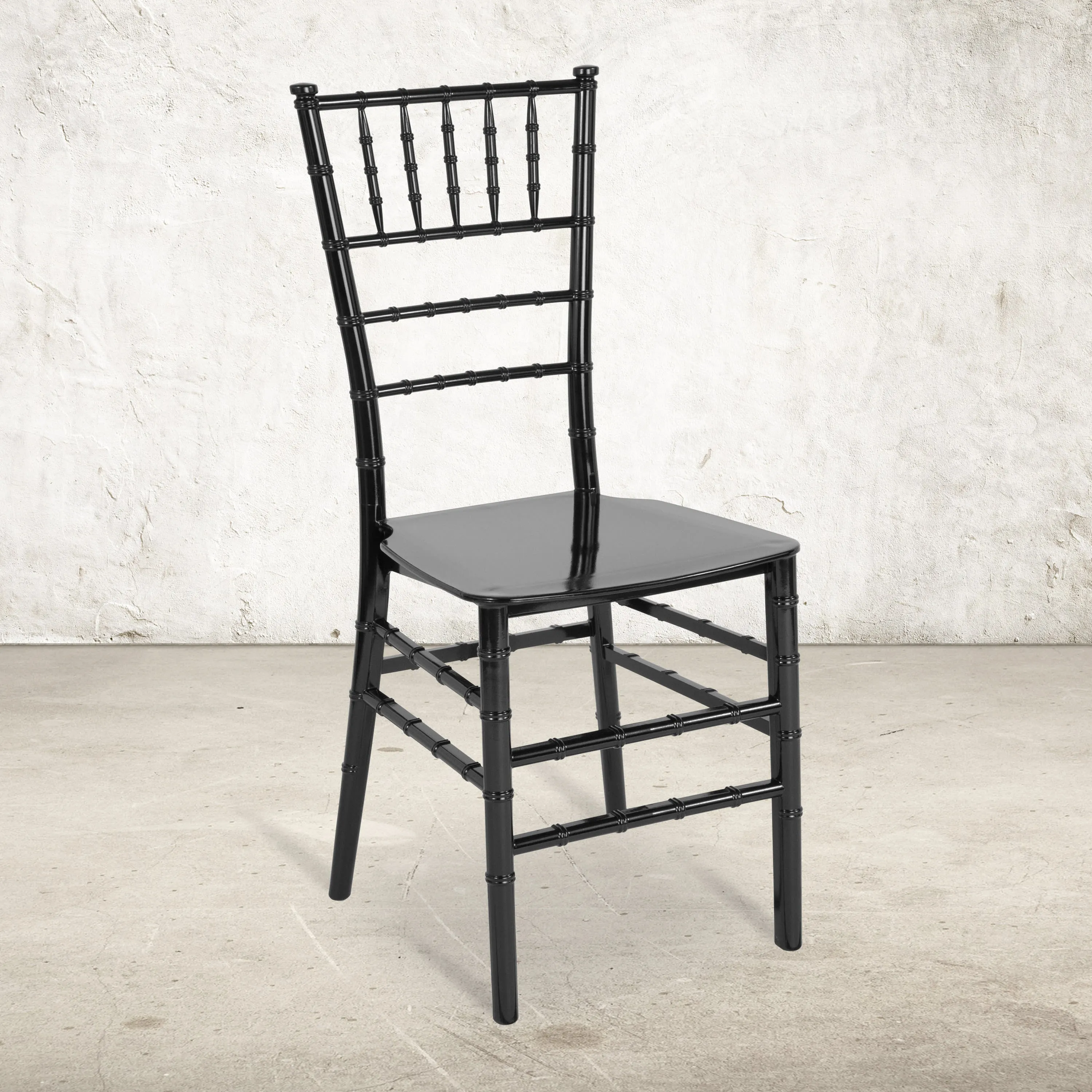 HERCULES Series Resin Stackable Chiavari Chair with Free Cushion