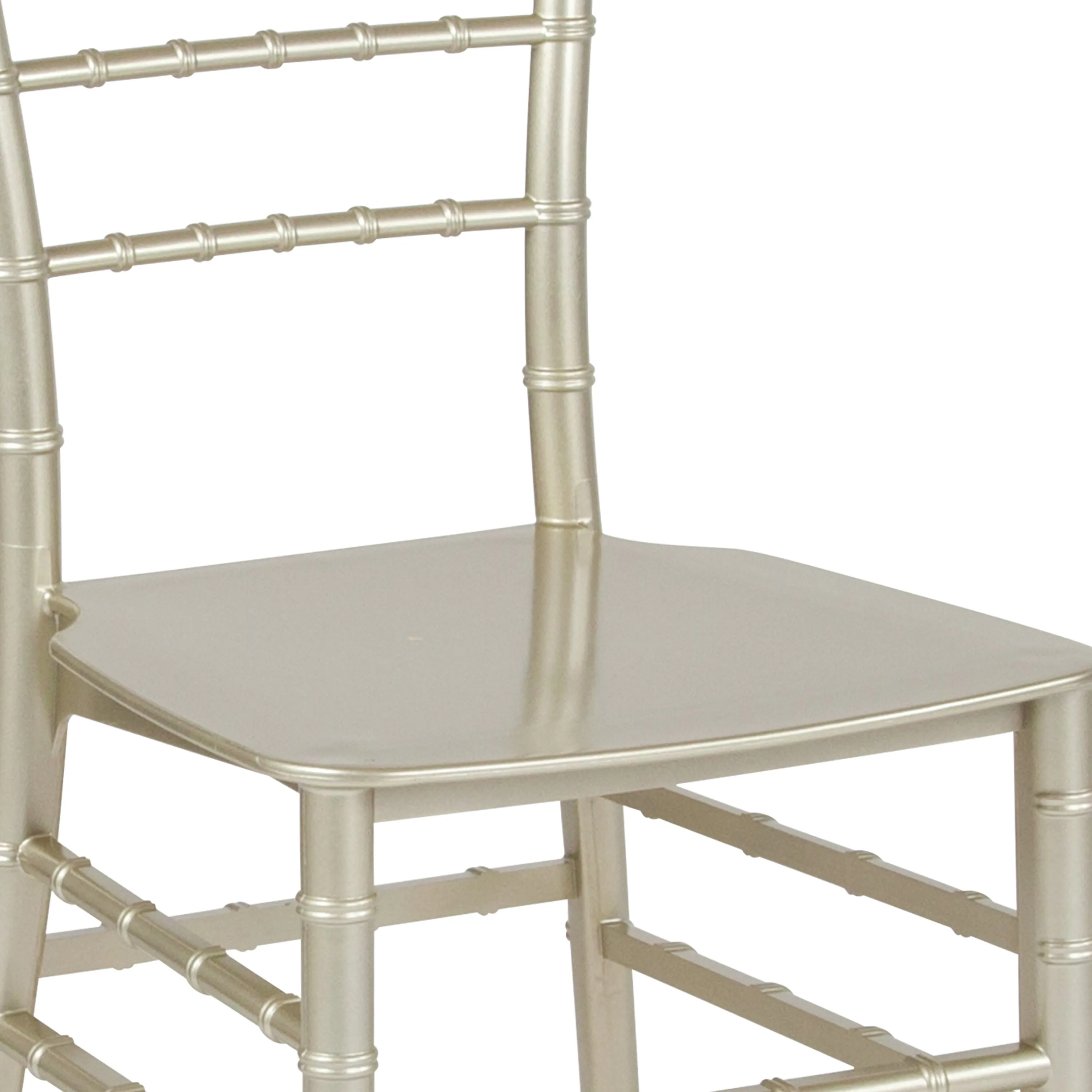 HERCULES Series Resin Stackable Chiavari Chair with Free Cushion