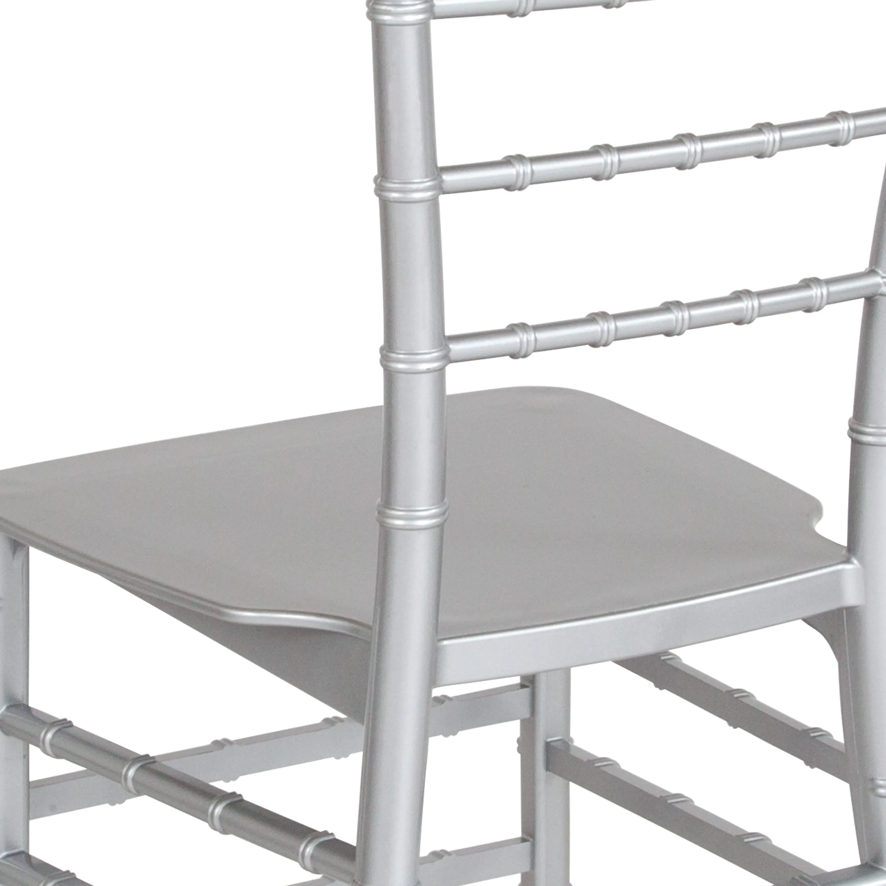 HERCULES Series Resin Stackable Chiavari Chair with Free Cushion