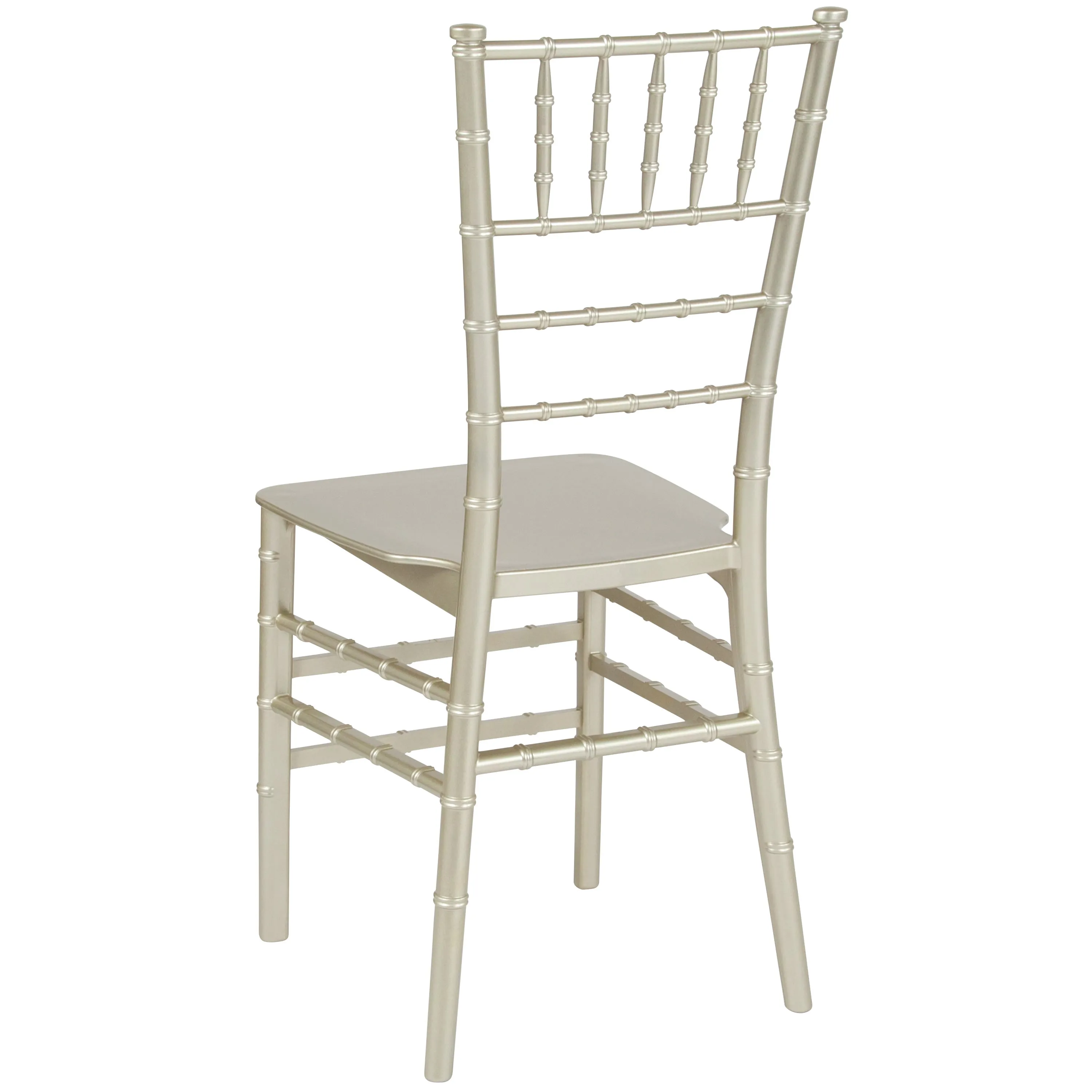 HERCULES Series Resin Stackable Chiavari Chair with Free Cushion