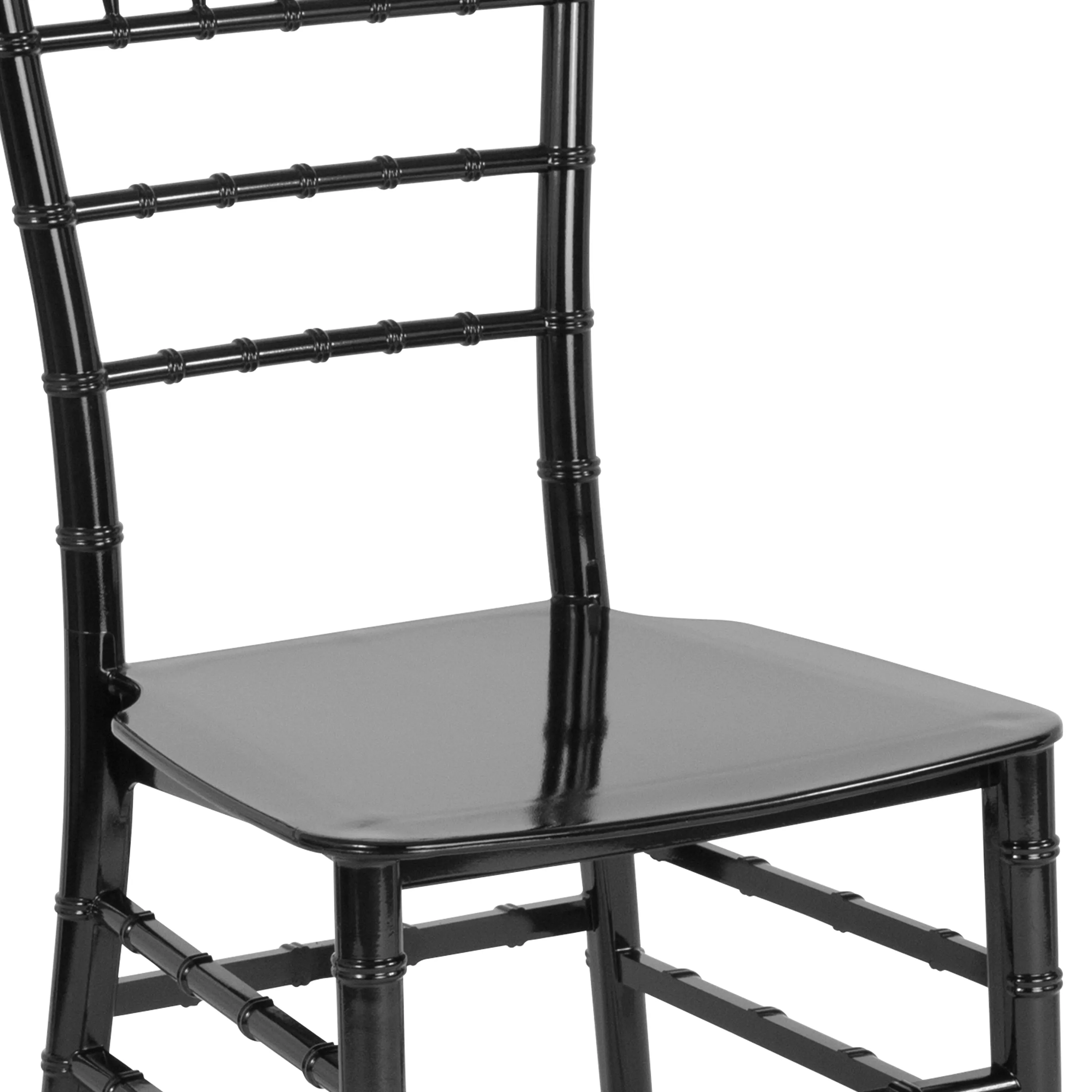 HERCULES Series Resin Stackable Chiavari Chair with Free Cushion