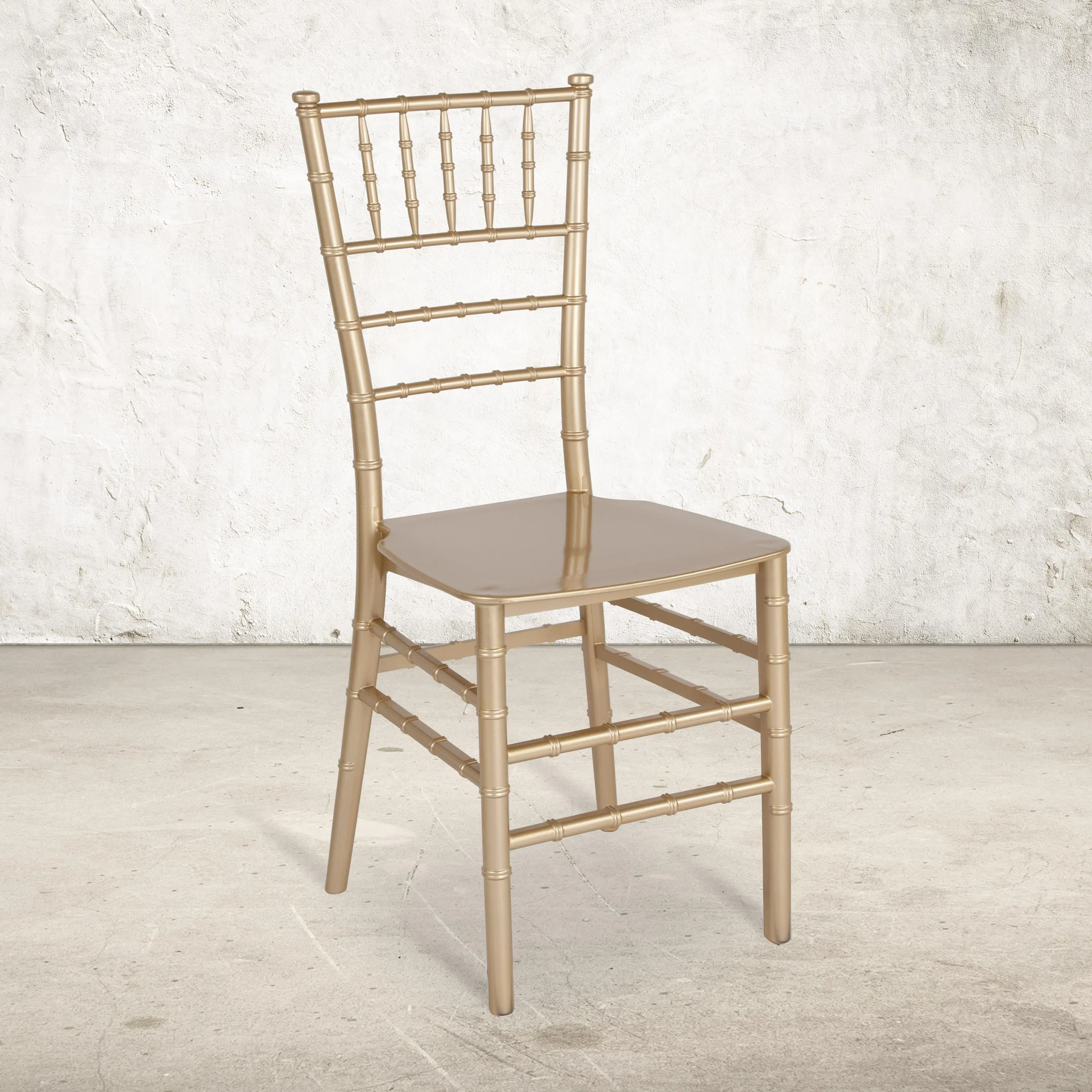 HERCULES Series Resin Stackable Chiavari Chair with Free Cushion