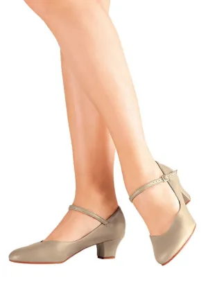 ON SALE Celine Character Shoe - 1.5" Heel (Tan)