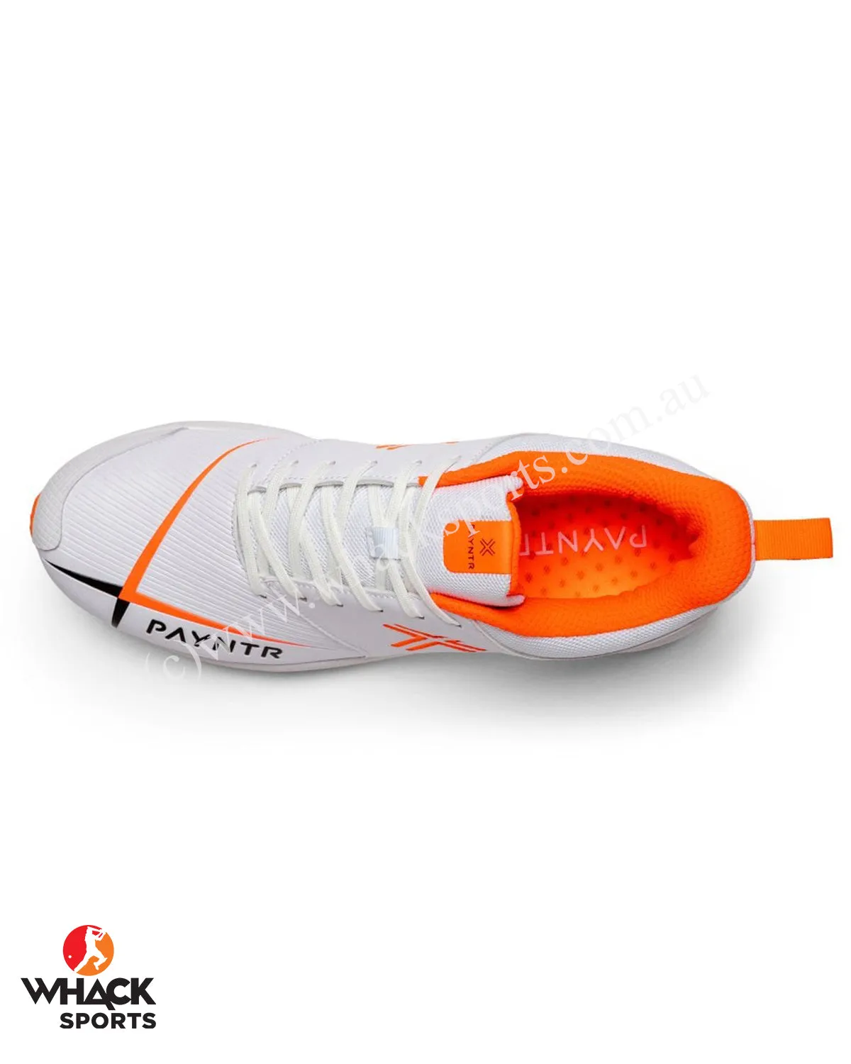 Payntr V Cricket Shoes - Steel Spikes - Orange