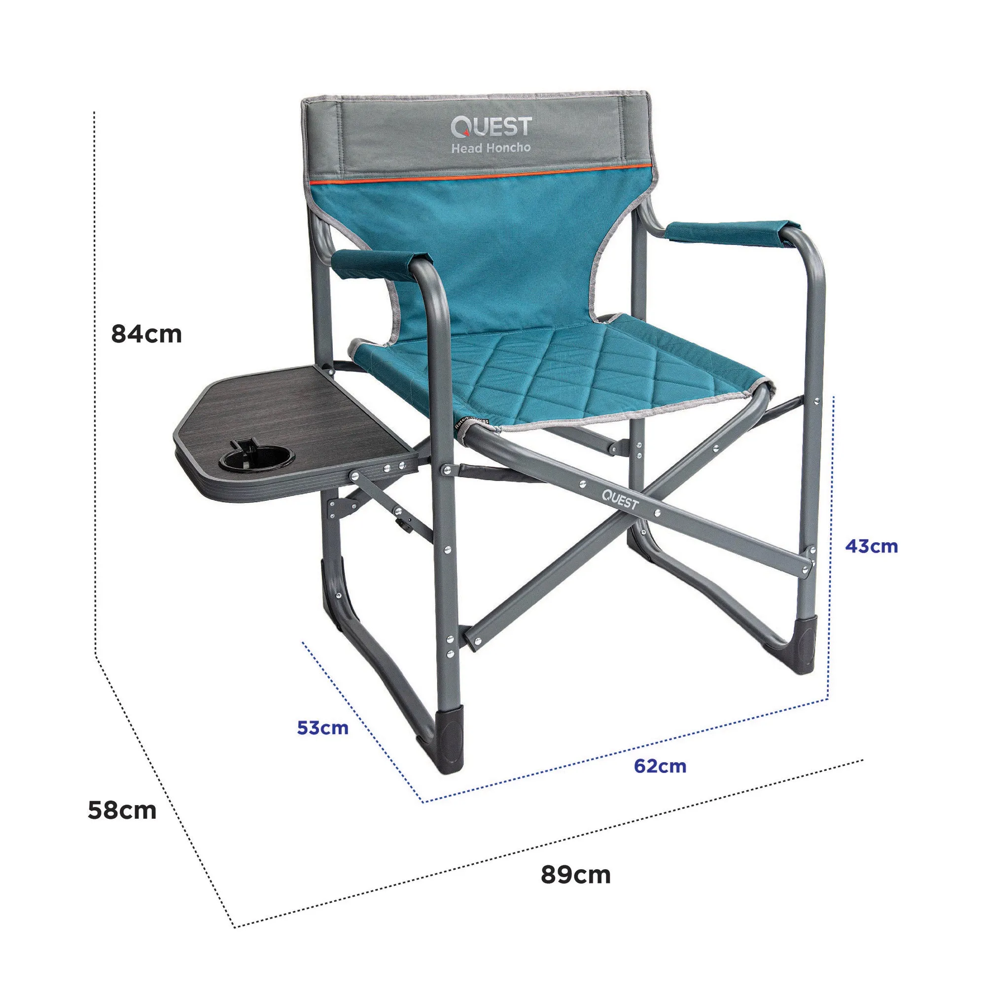 Quest Outdoors Head Honcho Directors Chair