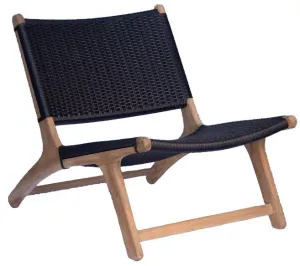 Relax Chair - Black Flat Weave