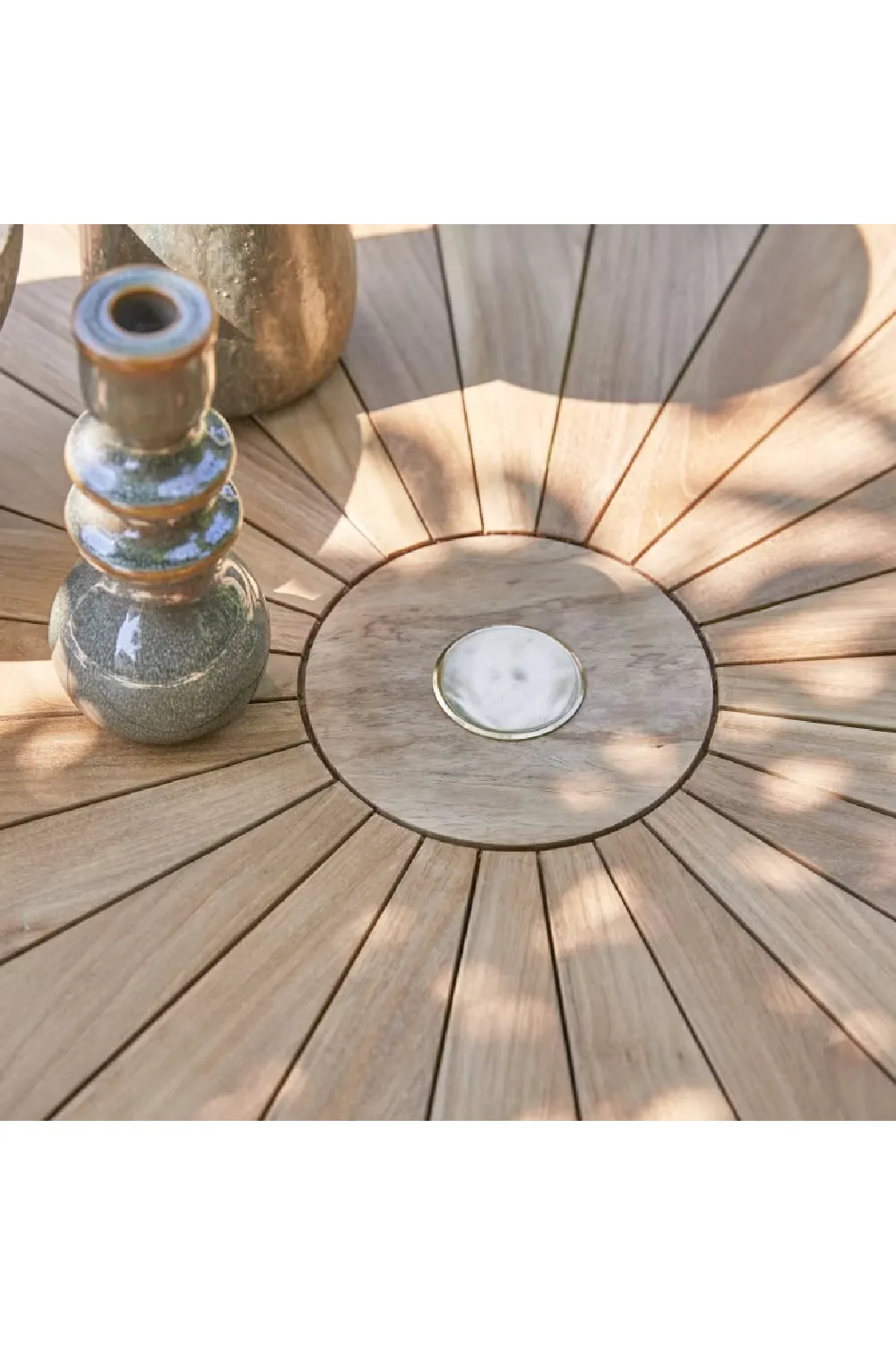 Solid Teak Outdoor Table | Tikamoon Andria