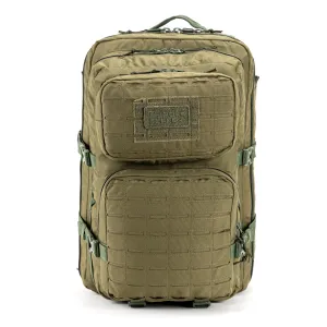 Tripole Force Plus Tactical Army 50 Litre Bag & Backpack with Laser-cut MOLLE - Olive Green