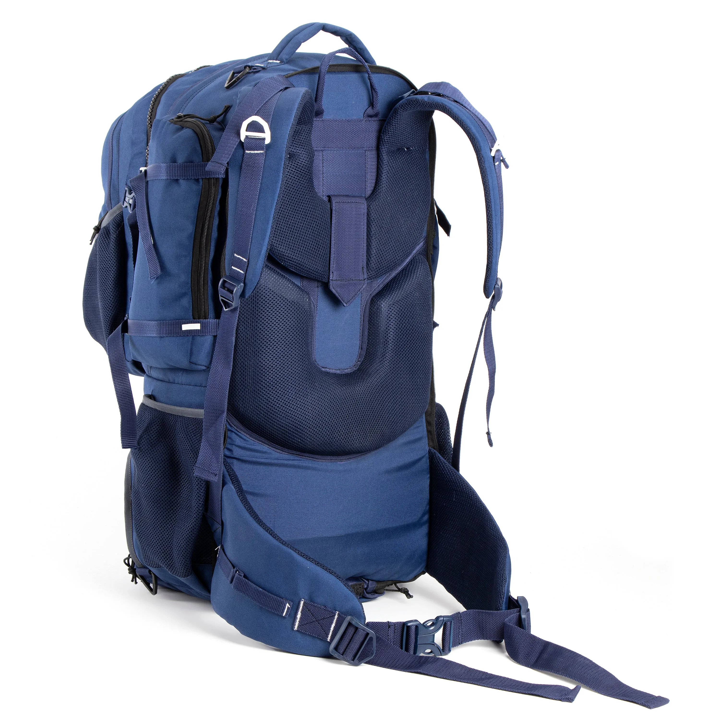 Tripole Voyager Rucksack and Backpack for Travelling with Detachable Bag | 70 Litres | Navy Blue