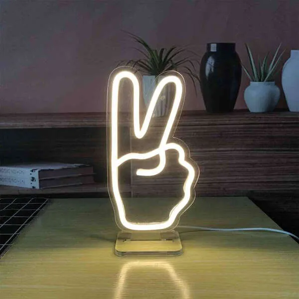 Victory Desk Neon Sign