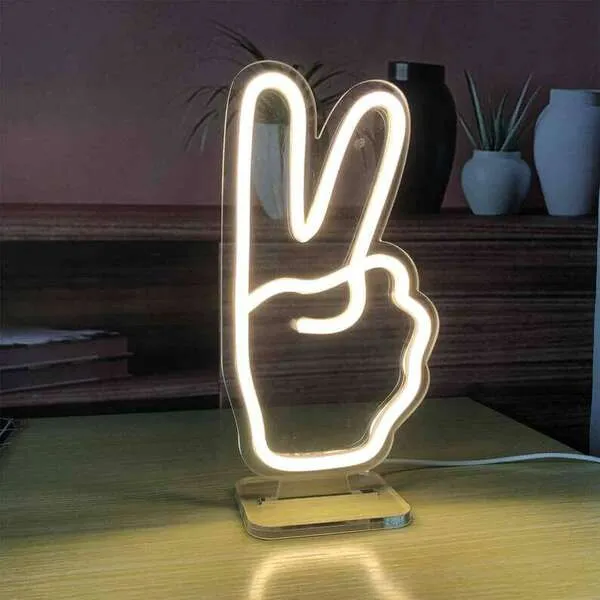 Victory Desk Neon Sign