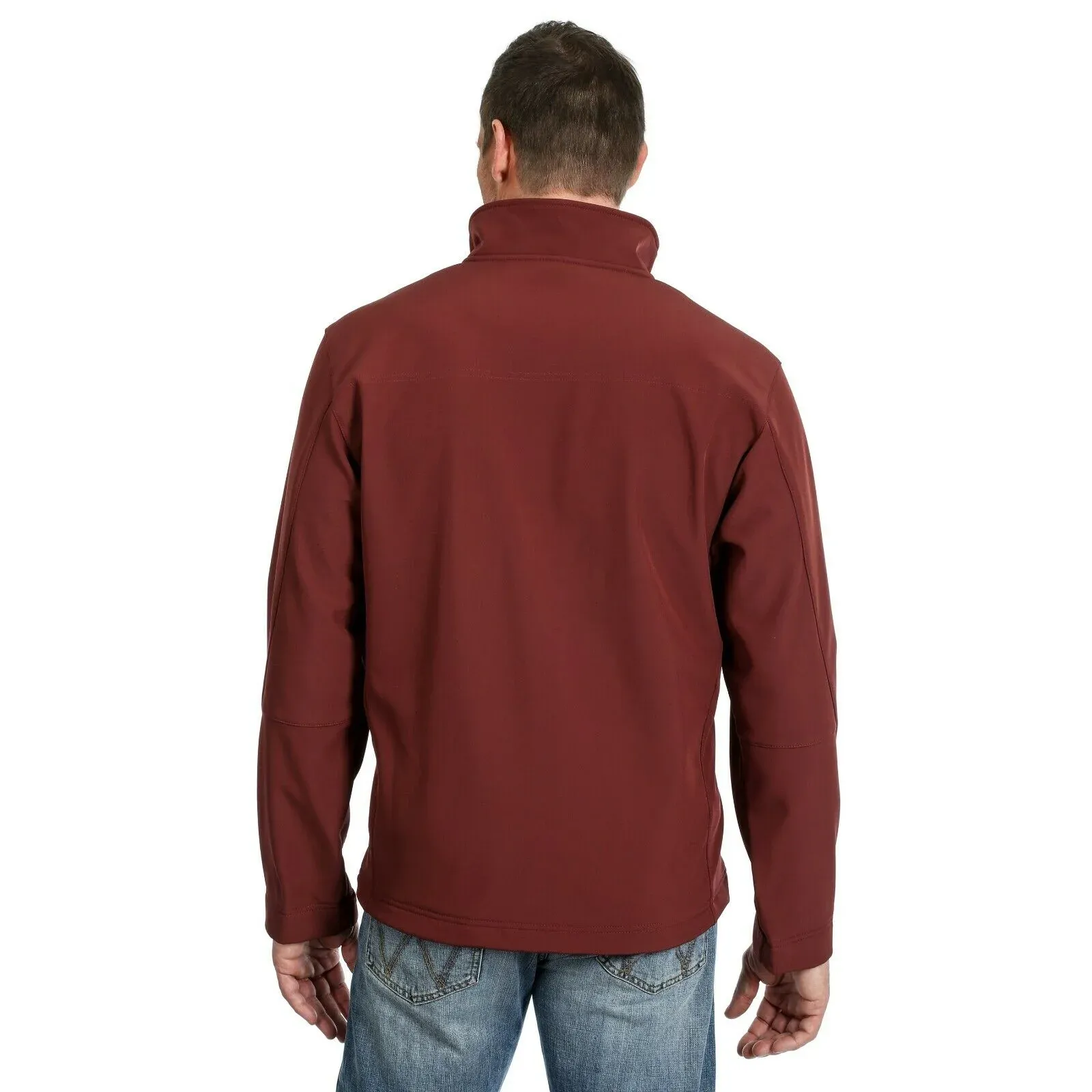 Wrangler Men's Trail Burgundy Zip Up Jacket